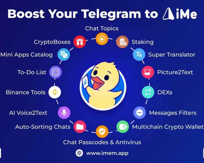 iMe Launches Advanced AI, DeFi, and Non-Custodial Wallet Features in Telegram-Based SuperApp