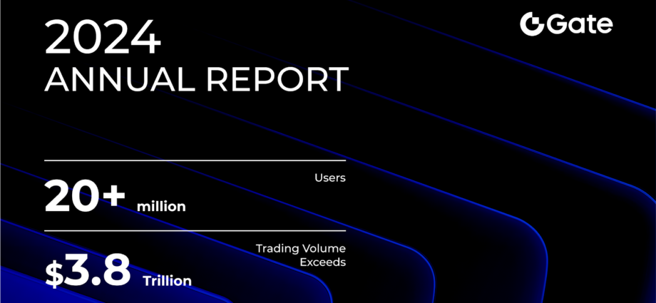 Gate 2024 Annual Report: Trading Volume Exceeds $3.8 Trillion, Solidifying Top 4 Market Position