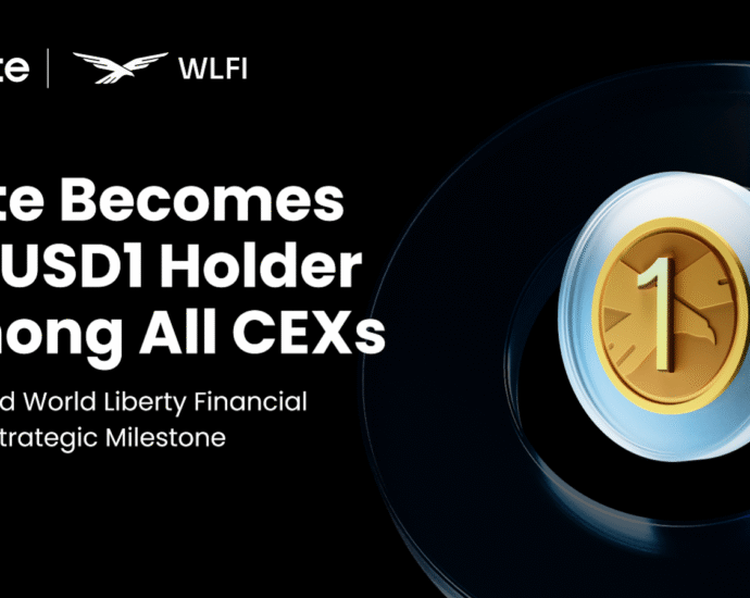 Gate and World Liberty Financial Reach Strategic Milestone: Gate Becomes Second-Largest Holder of USD1 Among Centralized Exchanges